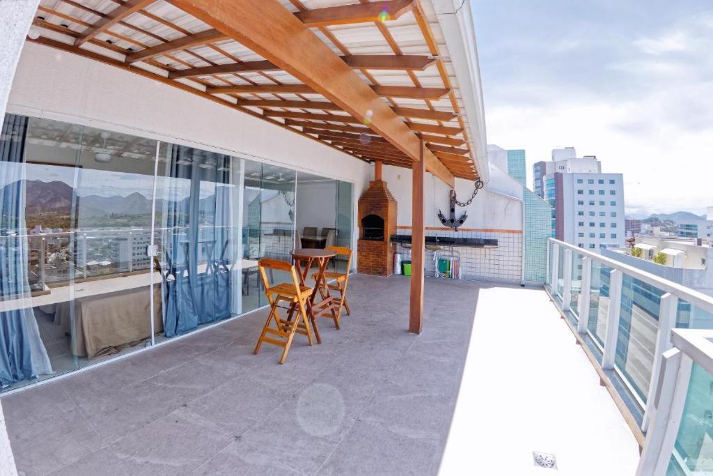 Cobertura C/ Vista Para O Mar E Montanhas, Churrasqueira, 4 Quartos 2 Vg Garagem Guarapari Bagian luar foto